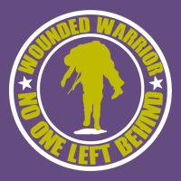 Wounded Warrior No One Left Behind War Veteran Vintage Hoodie | Teevron