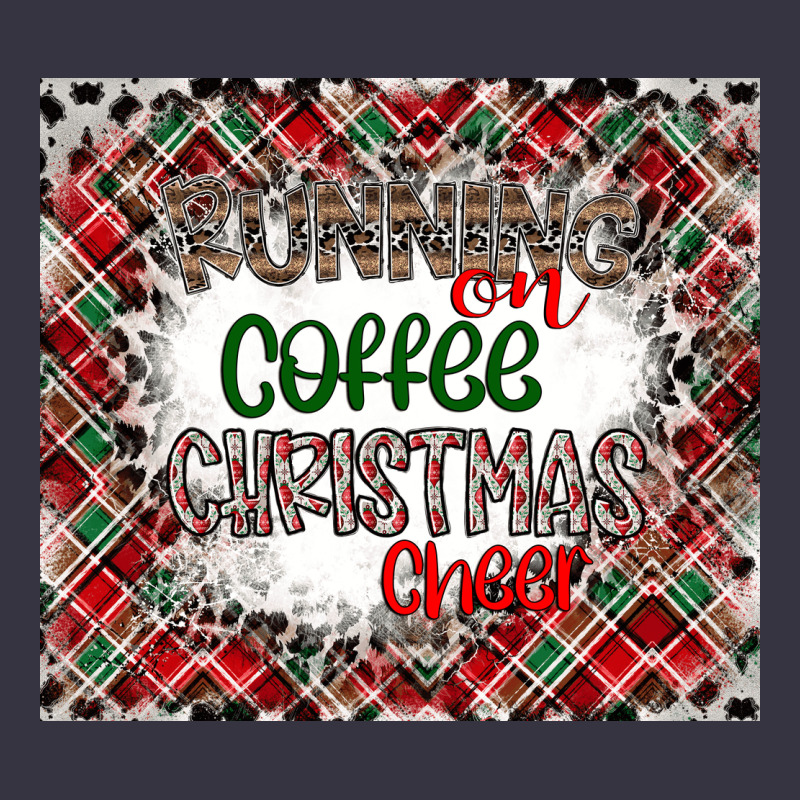 Running On Coffee And Christmas Vintage Hoodie by CowhideDigitalArt | Teevron