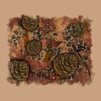 Glitter Leopard Fall Background Vintage Tee | Teevron
