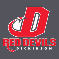 Red De Dickinson College Vectorized Vintage Hoodie | Teevron
