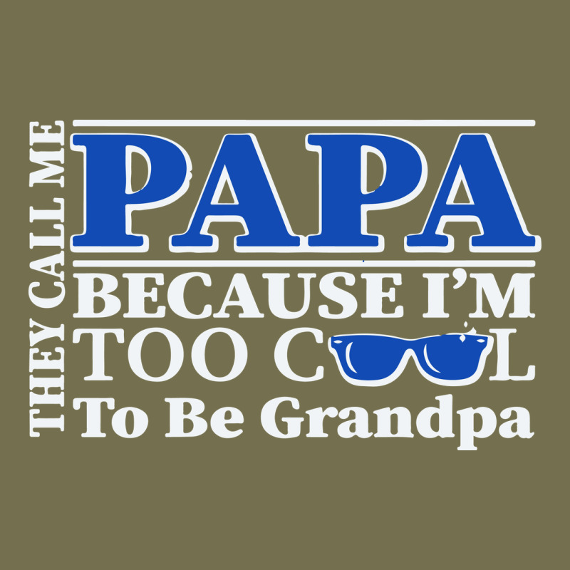 They Call Me Papa Because I'm Too Cool To Be Grandpa Vintage Hoodie by linhVisuals | Teevron