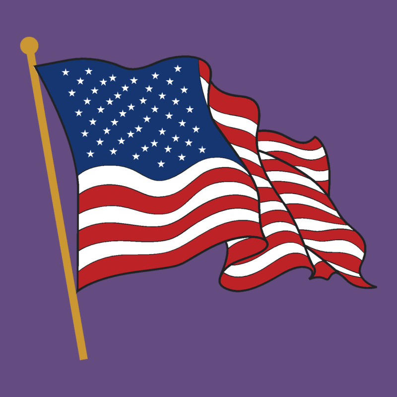 American Flag Vintage Hoodie by linhVisuals | Teevron