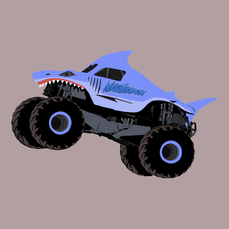 Monster Truck Megalodon Vintage Hoodie by linhVisuals | Teevron