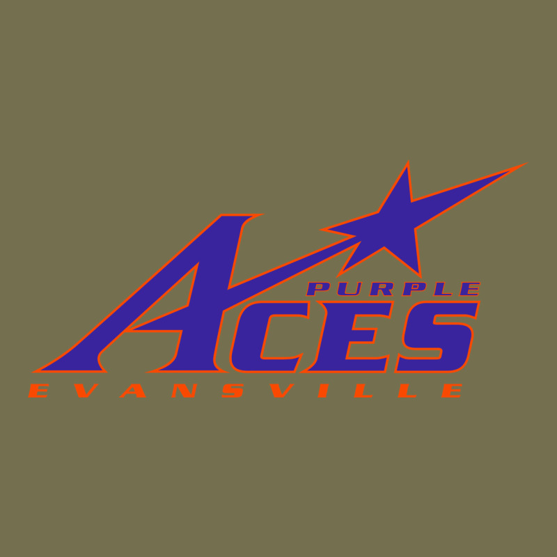 Evansville Purple Aces Vintage Hoodie by linhVisuals | Teevron