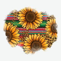Sunflower Leopard Serape Patch Urban Heavy Tee | Teevron