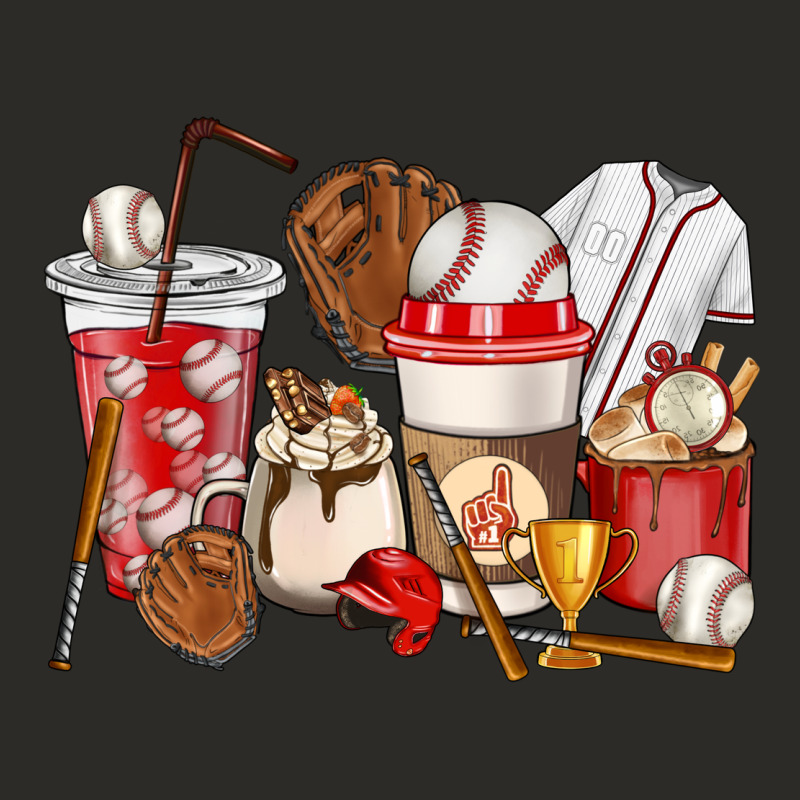 Baseball Coffee Cups Heavy Core Tee by HowdyJamesFarm | Teevron