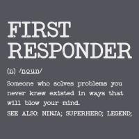 First Responder  Definition Design Vintage Hoodie | Teevron