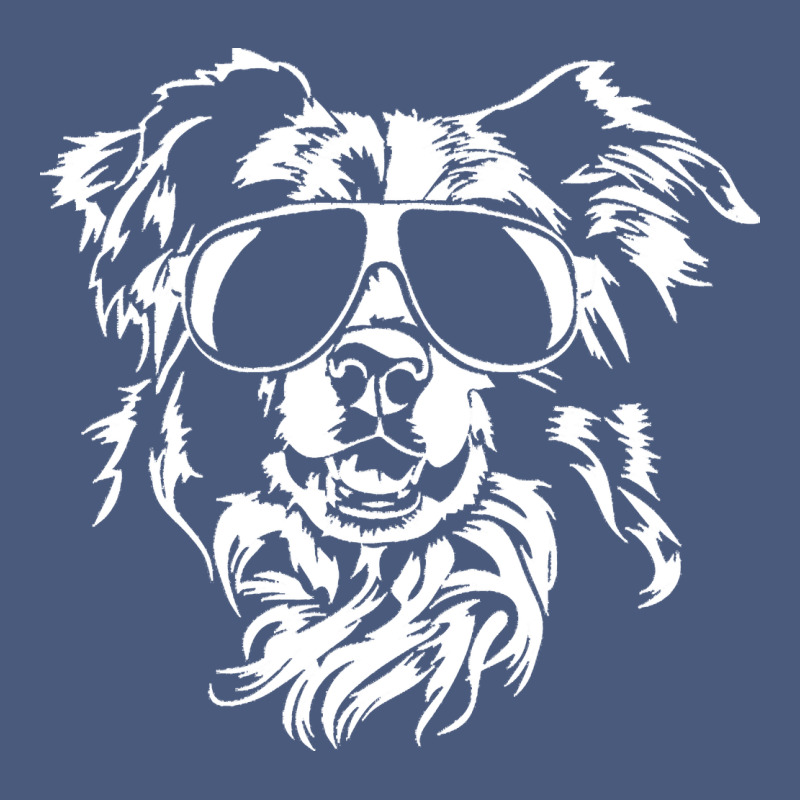Border Collie Dog T  Shirt Border Collie With Sunglasses Cool Dog T  S Vintage Hoodie by linhVisuals | Teevron