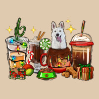 Christmas Coffee Cups With White Shepherd Heavyweight Sweatshirt | Teevron