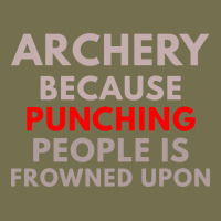 Archery Because Punching People Is Frowned Upon Vintage Hoodie | Teevron