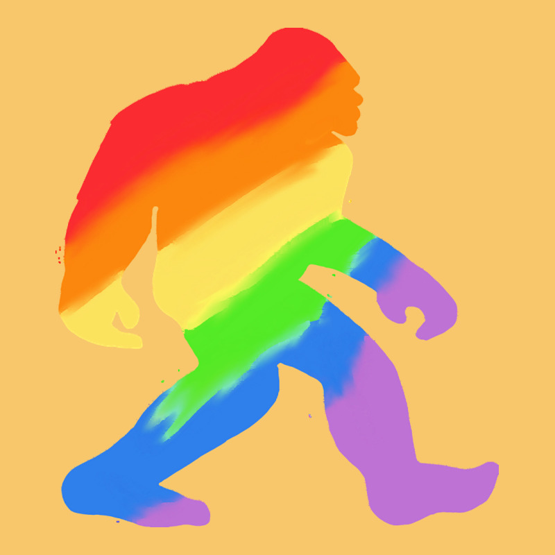Bigfoot T  Shirt Rainbow Bigfoot T  Shirt Vintage Hoodie by linhVisuals | Teevron