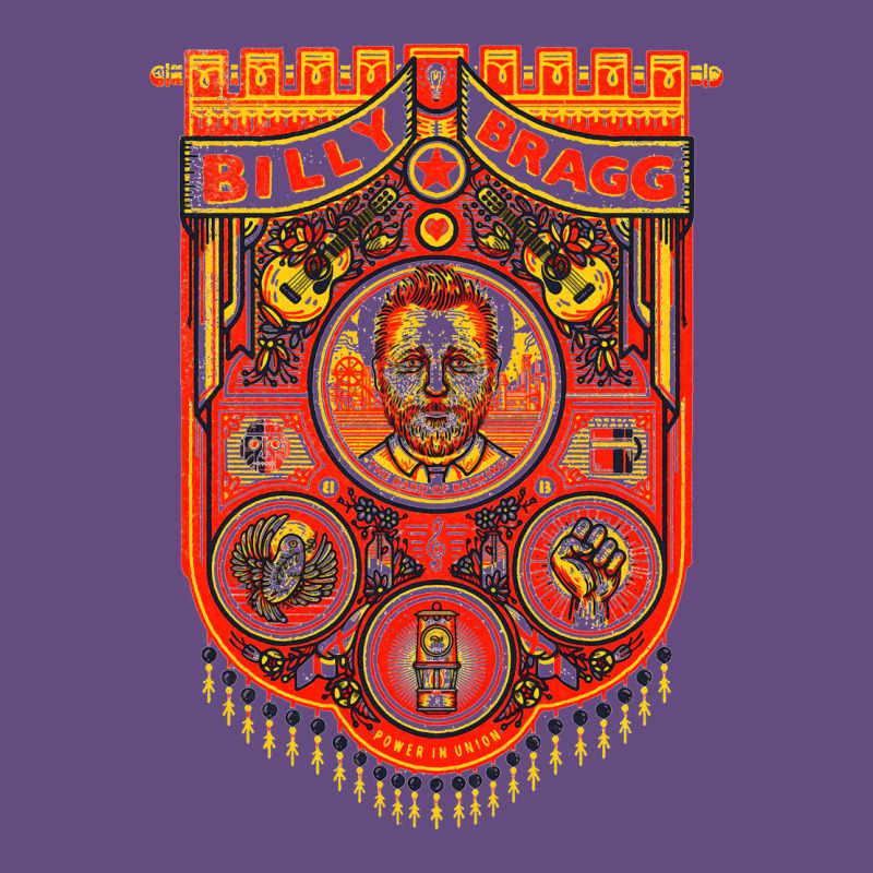 Billy Bragg Müsic Vintage Hoodie by linhVisuals | Teevron