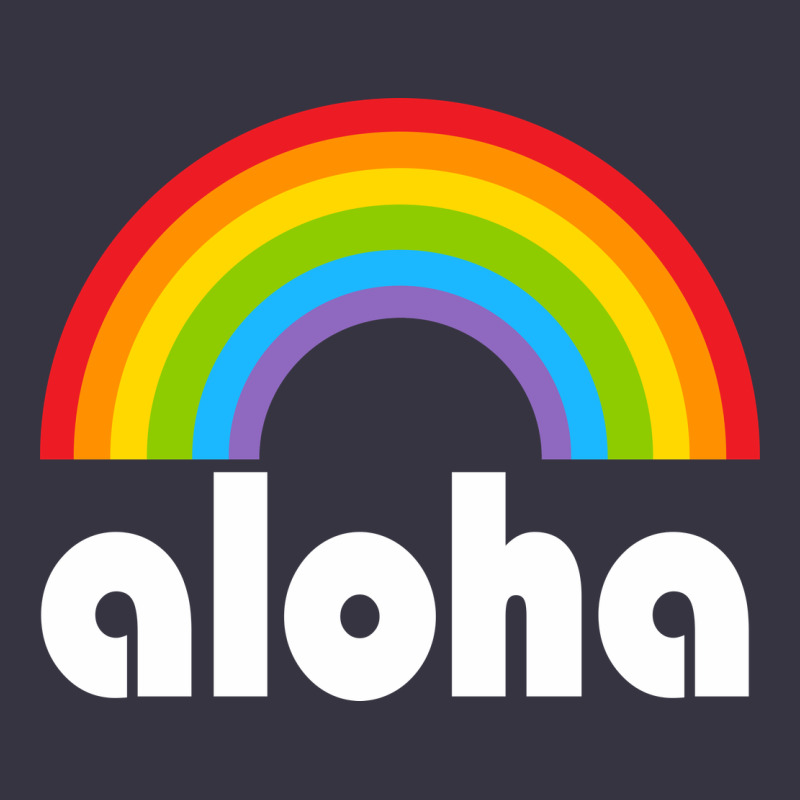 Aloha Rainbow Hawaii 808 Island Hawaiian Vintage Hoodie by linhVisuals | Teevron