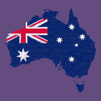 Australia Map Flag Drawing Line Art Vintage Hoodie | Teevron