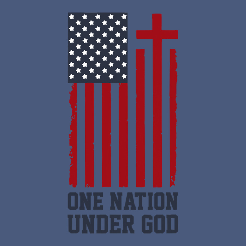American Flag One Nation Under God Vintage Hoodie by linhVisuals | Teevron