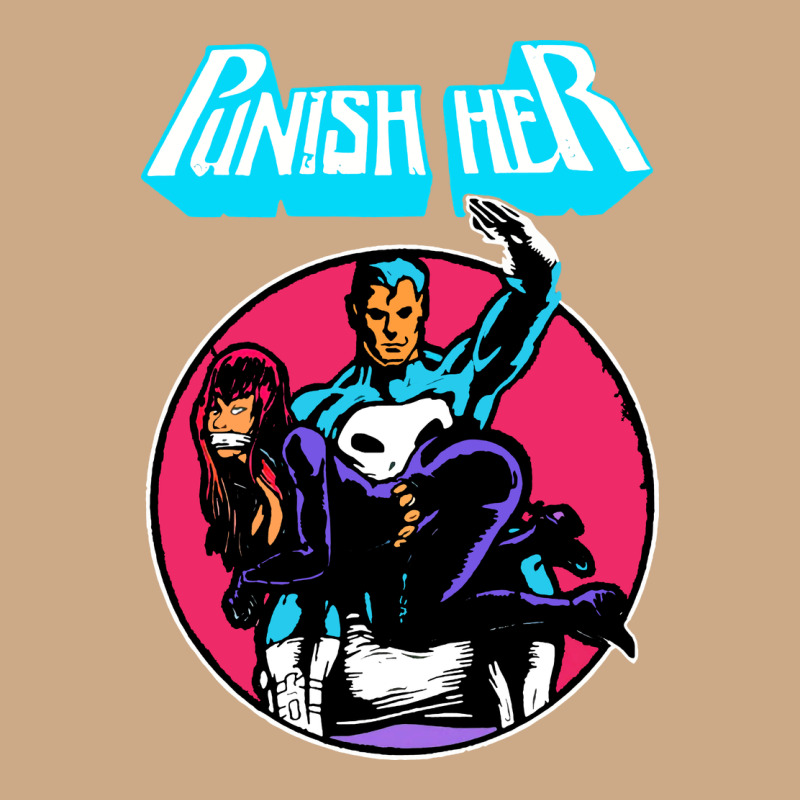 Superhero Punish Her Vintage Hoodie by linhVisuals | Teevron