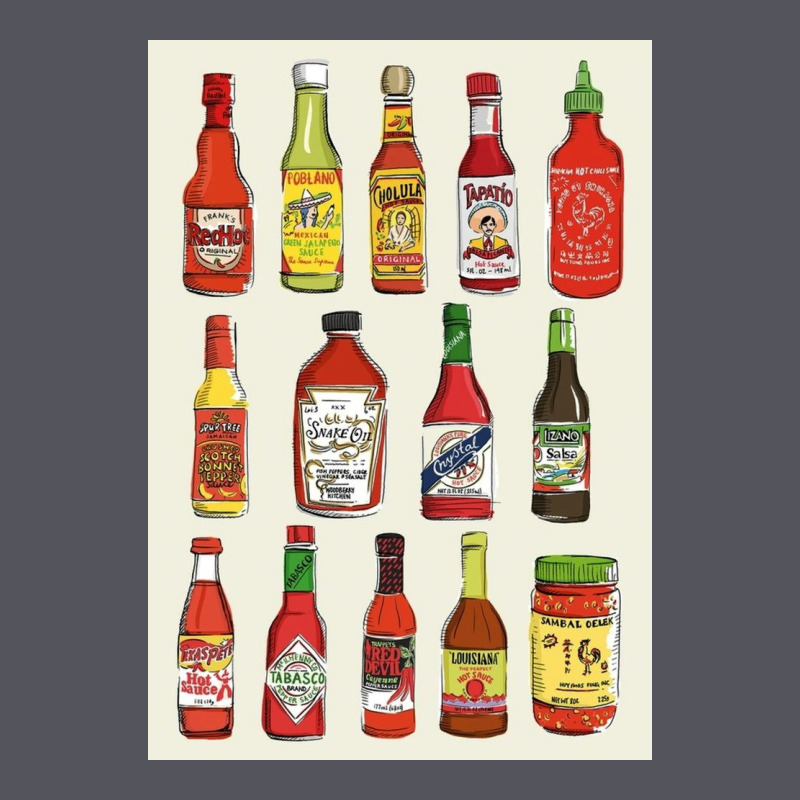 Hot Sauce Vintage Hoodie by linhVisuals | Teevron