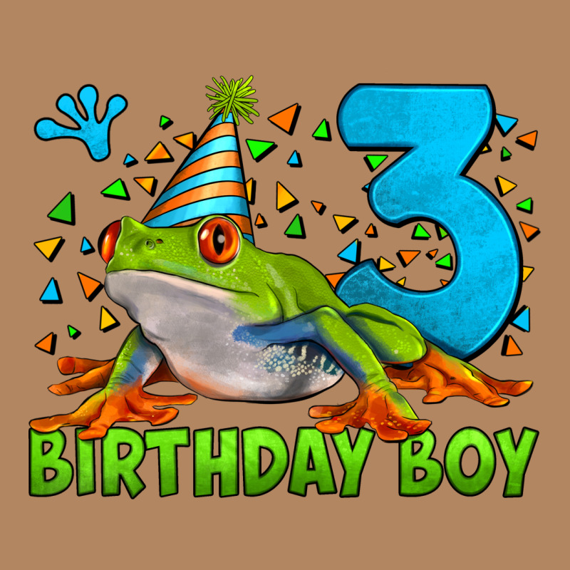 Birthday Boy Frog Age 3 Long Sleeve Tee by LillyAllenDesigns | Teevron