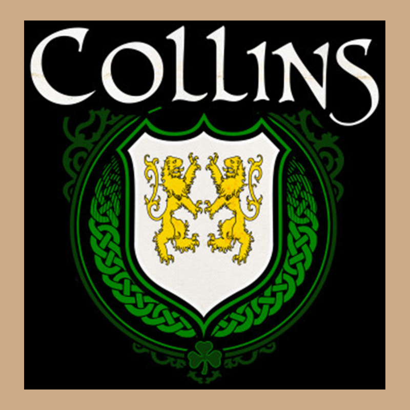 Collins Family Irish Coat Of Arms Vintage Hoodie by linhVisuals | Teevron