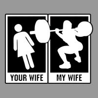 Your Wife My Wife Weightlifting Vintage Hoodie | Teevron