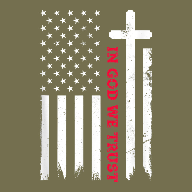 In God We Trust With Patriotic Vintage American Flag T Shirt Vintage Hoodie by linhVisuals | Teevron