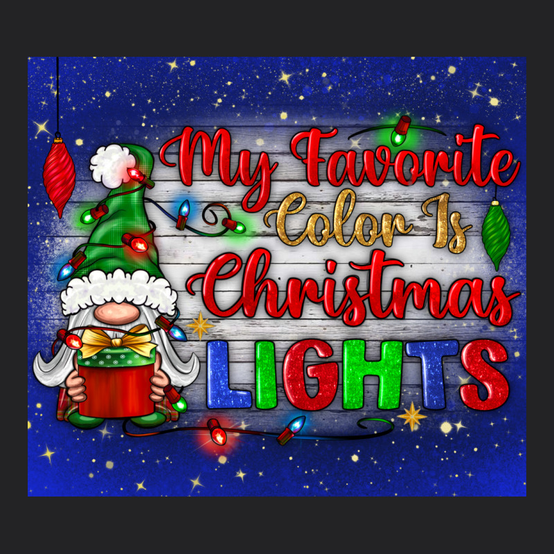 My Favorite Color Is Christmas Lights Vintage Tee by BundleAndBundleShop | Teevron