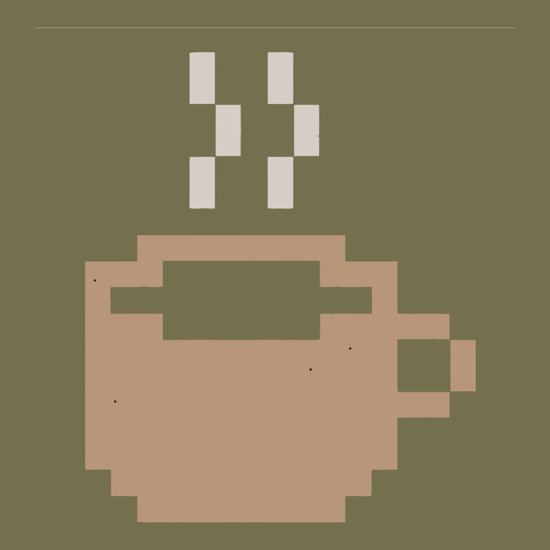 Pixel Coffee Vintage Hoodie by linhVisuals | Teevron