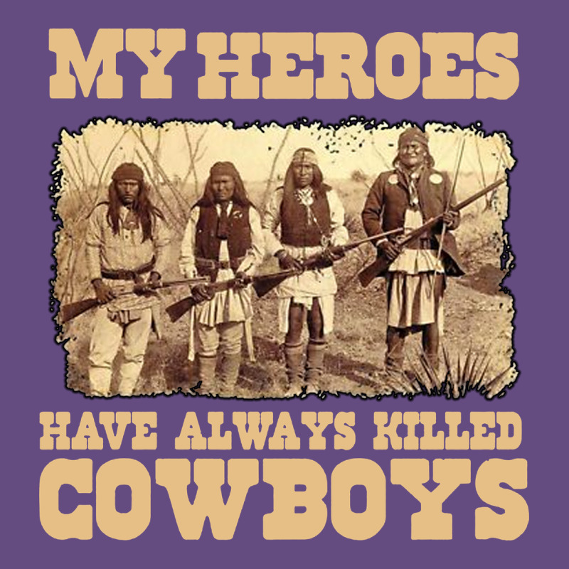 My Heroes Have Always Killed Cowboys Retro Vintage Hoodie by linhVisuals | Teevron