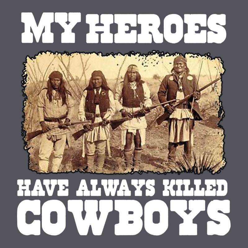 My Heroes Have Always Killed Cowboys Retro Vintage Hoodie by linhVisuals | Teevron