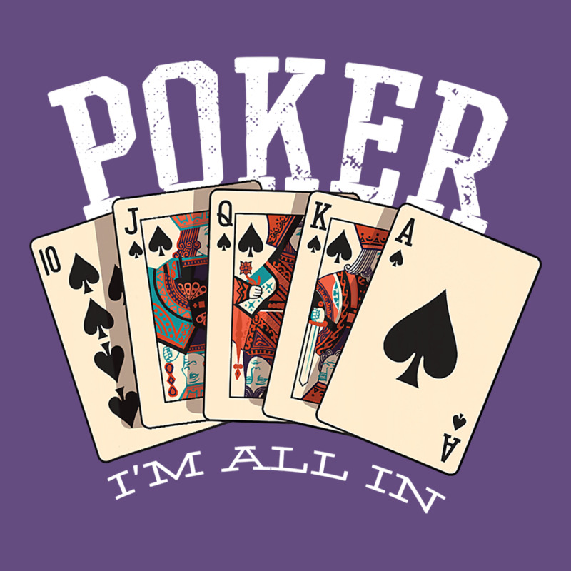 Poker All In Royal Flush Lucky Casino Vintage Hoodie by linhVisuals | Teevron
