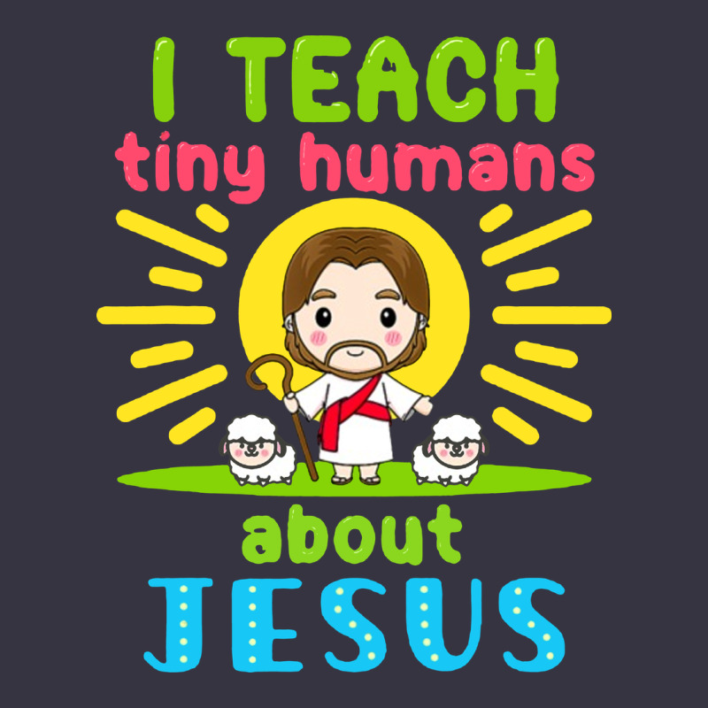 I Teach Tiny Humans About Jesus Vintage Hoodie by linhVisuals | Teevron