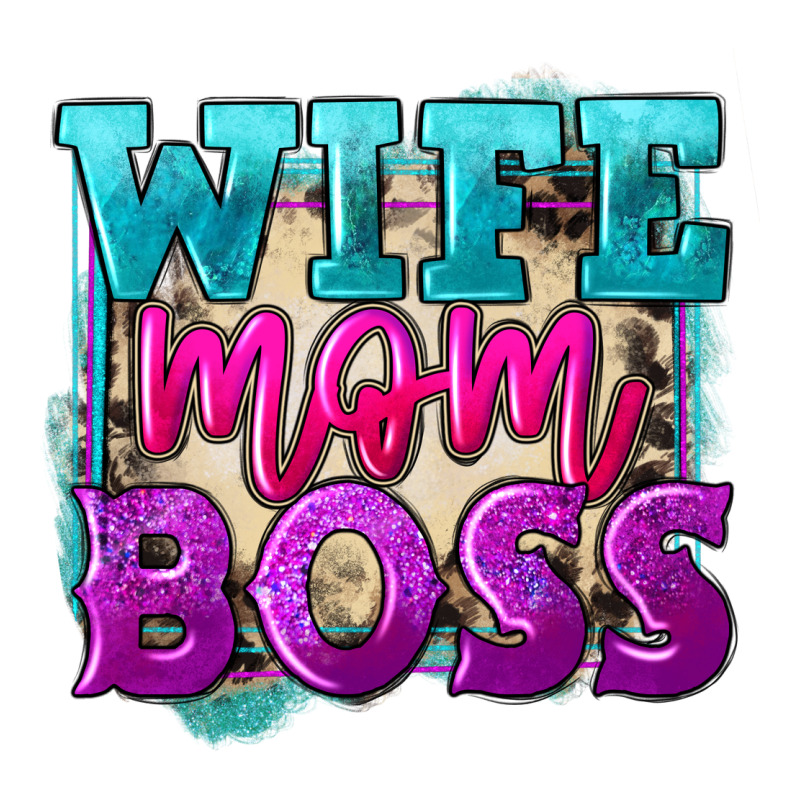 Wife Mom Boss Ladies Tee by FaDigitalArtStudio | Teevron