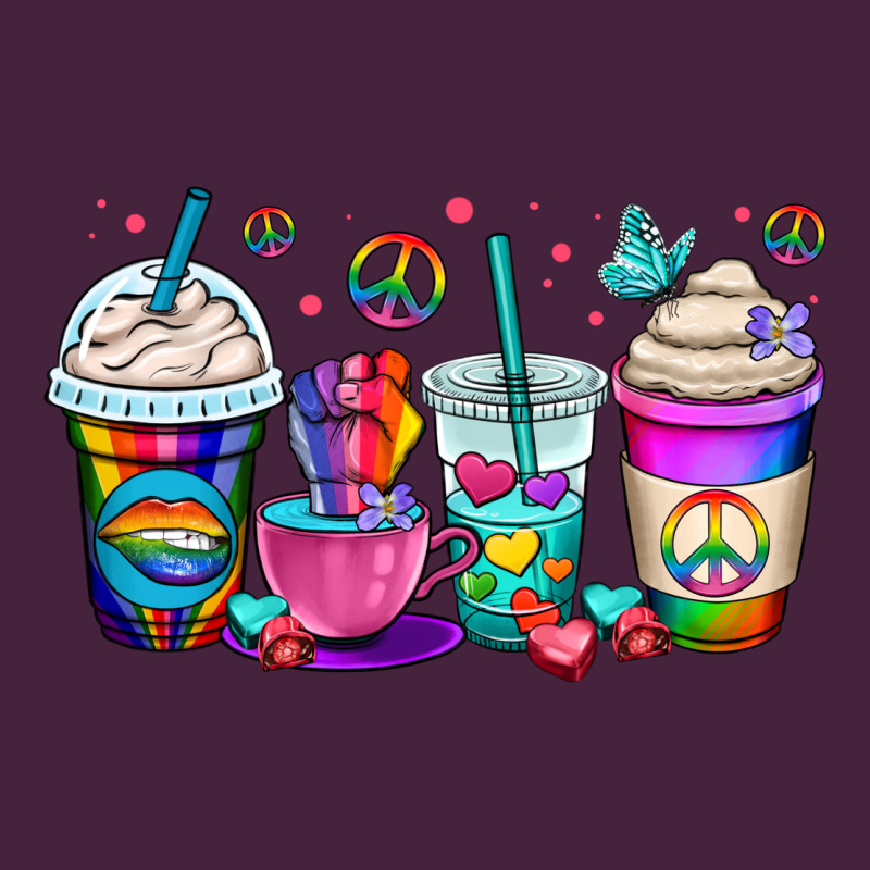 Pride Lgbtq Coffee Cups Classic Tee by OliviaCreatesArt | Teevron