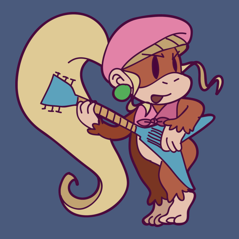 Cute Guitarist Dixie Kong Vintage Hoodie by linhVisuals | Teevron