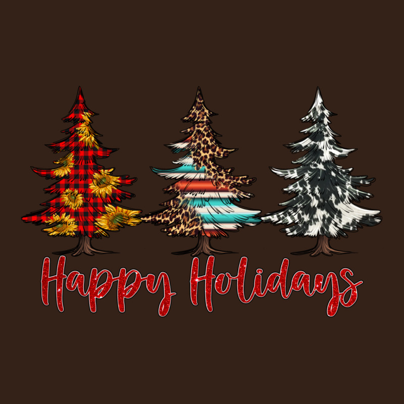 Happy Holidays Christmas Trees Heavy Core Tee by Jasminsmagicworld | Teevron