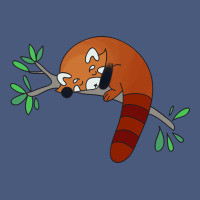 Red Panda Sleeping Vintage Hoodie | Teevron