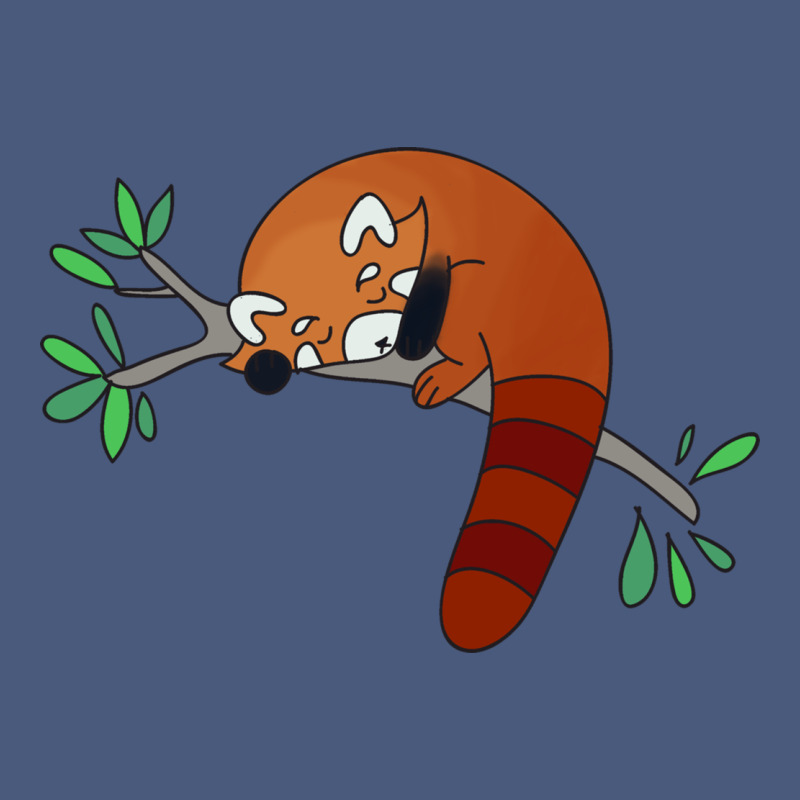Red Panda Sleeping Vintage Hoodie by linhVisuals | Teevron