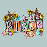 He Is Risen Easter  Easter Day Heavy Core Tee | Teevron