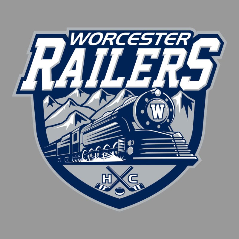 Worcester Railers Vintage Hoodie by linhVisuals | Teevron