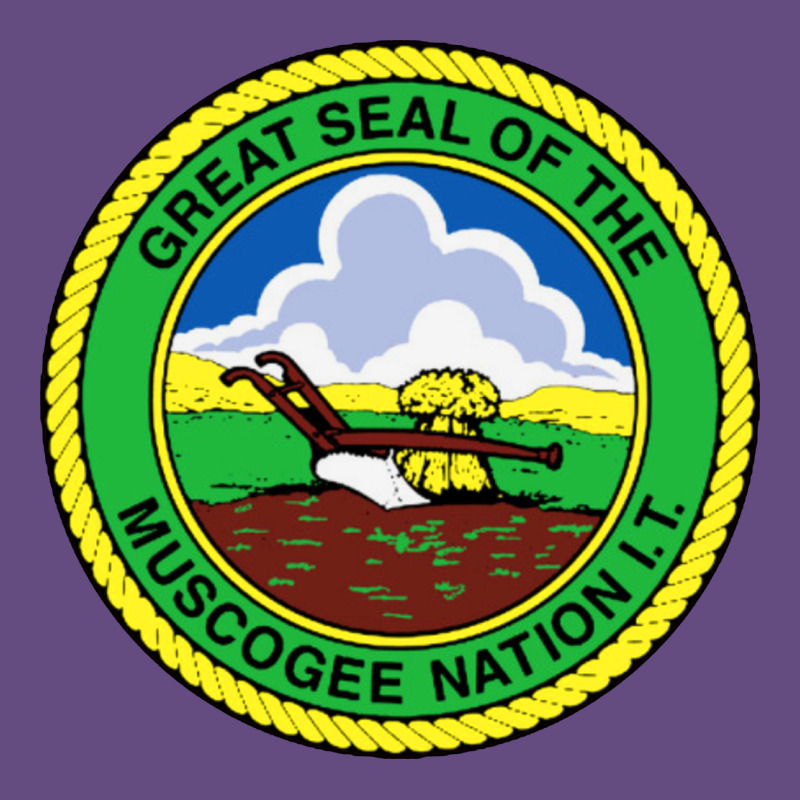 Great Seal Of The Muscogee Nation Vintage Hoodie by linhVisuals | Teevron