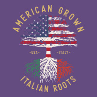 American Grown Italian Roots Italy Flag Vintage Tree Vintage Hoodie | Teevron