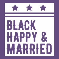Black Happy & Married Funny Wedding Gifts Vintage Hoodie | Teevron