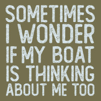 Boating Funny If My Boat Is Thinking About Me Too Funny Pontoon Boat L Vintage Hoodie | Teevron