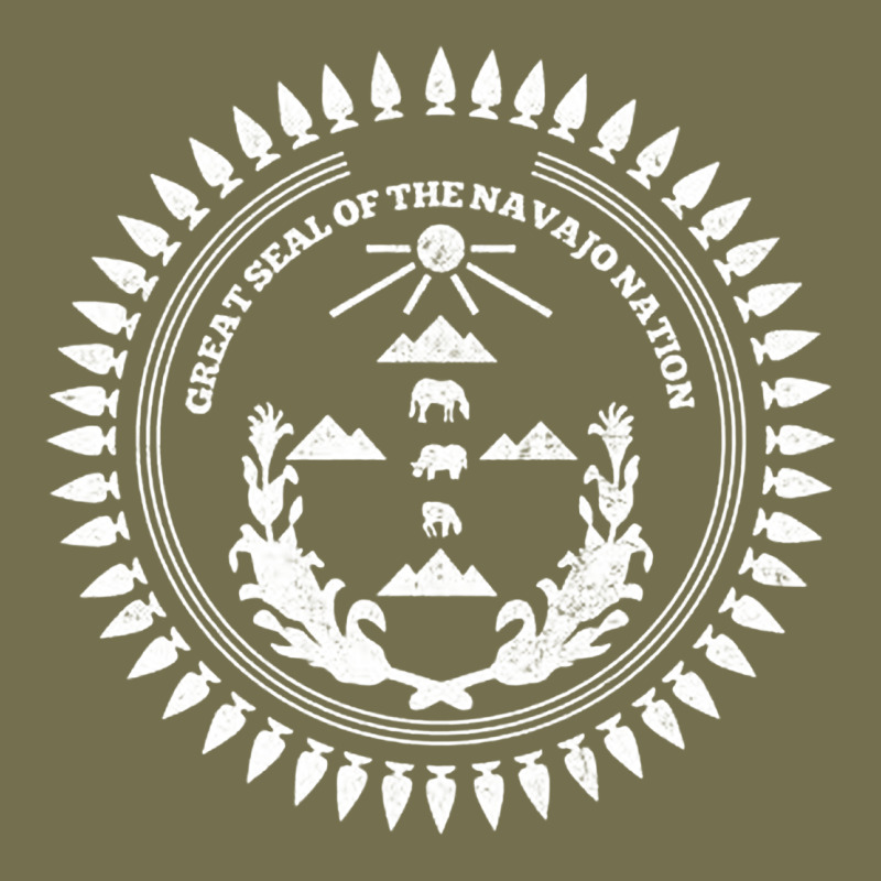 Great Seal Of The Navajo Nation Faded Style Design Vintage Hoodie by linhVisuals | Teevron
