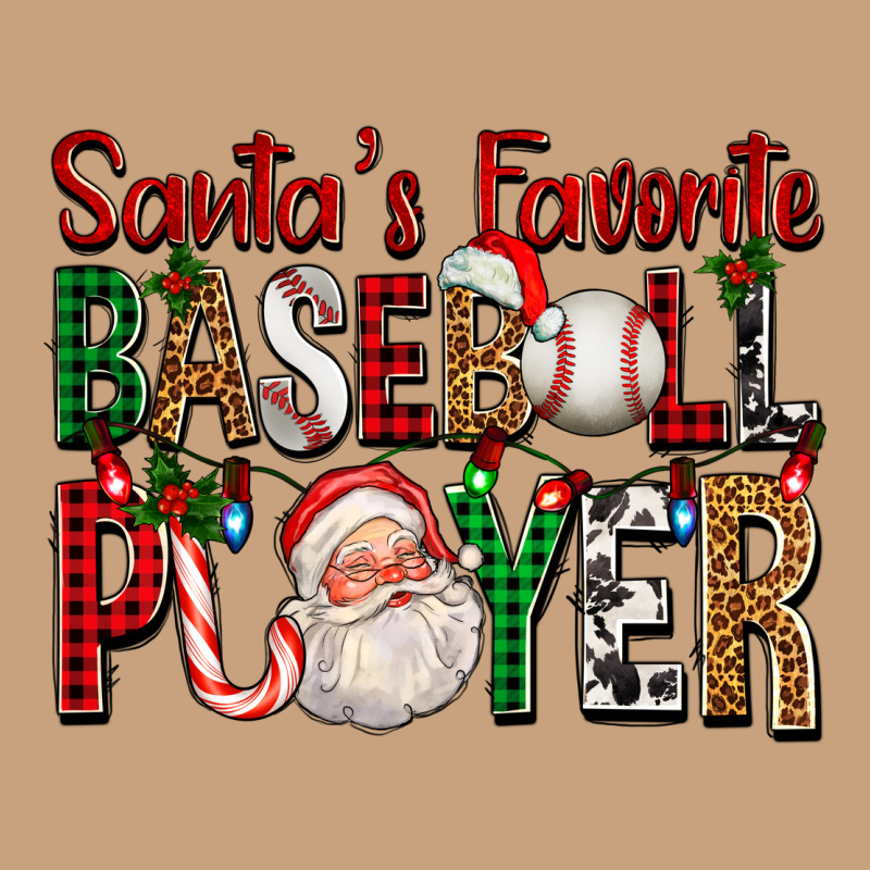 Santa's Favorite Baseball Player For Christmas Vintage Tee by FaDigitalArtStudio | Teevron