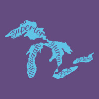 Great Lakes Of Michigan Vintage Hoodie | Teevron
