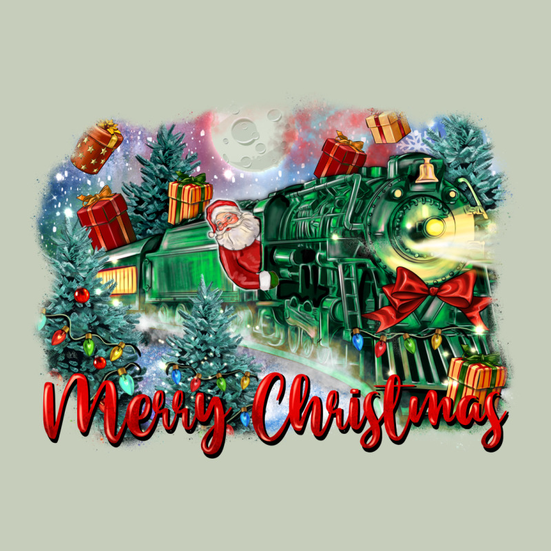 Merry Christmas Santa Polar Express Ladies Tee by FaDigitalArtStudio | Teevron