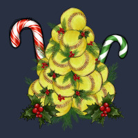 Lightning Softball Christmas Tree Heavyweight Sweatshirt | Teevron
