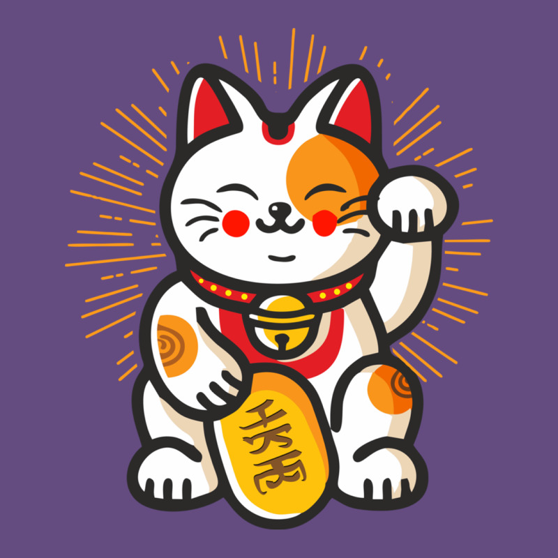 Maneki Neko Lucky Cat Money Feline Japanese Good Luck Charm Kitten Gif Vintage Hoodie by linhVisuals | Teevron
