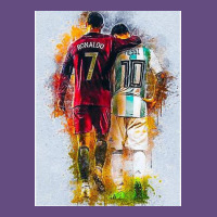 Messi And Ronaldo Vintage Hoodie | Teevron
